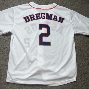 Houston Astros Jersey Men XL Alex Bregman #2 MLB Baseball Fan Sports Apparel